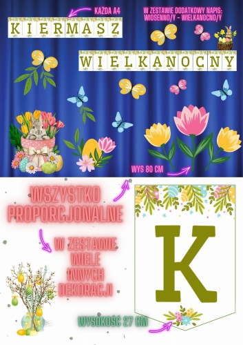 napis KIERMASZ WIELKANOCNY , WIOSENNO-WIELKANOCNY (6).jpg