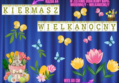 napis KIERMASZ WIELKANOCNY , WIOSENNO-WIELKANOCNY (6).jpg