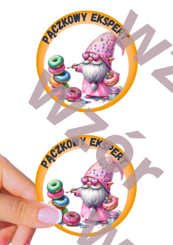 TŁUSTY CZWARTEK pączki - odznaki.jpg