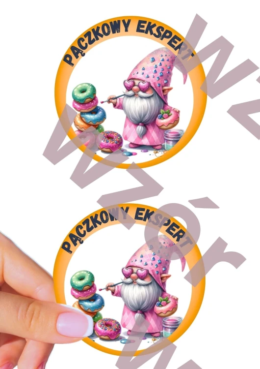 TŁUSTY CZWARTEK pączki - odznaki.jpg