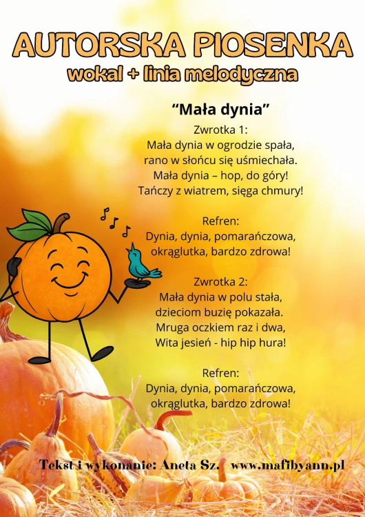 PIOSENKA Mała dynia.jpg