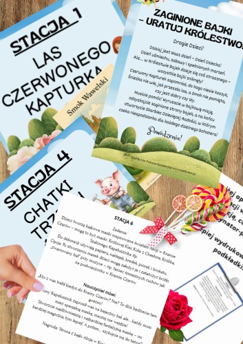 Dzień postaci z bajek- stacje zadaniowe ZAGINIONE BAJKI .jpg