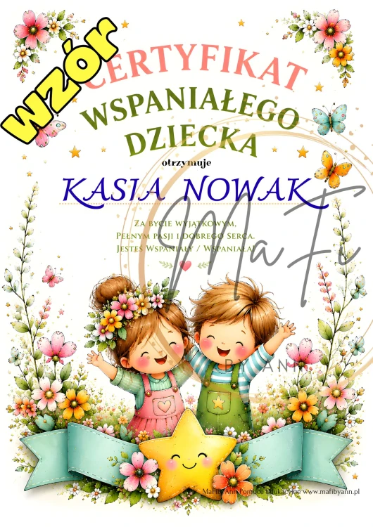 dzien dziecka certyfikat wspanialego dziecka wzór2.jpg